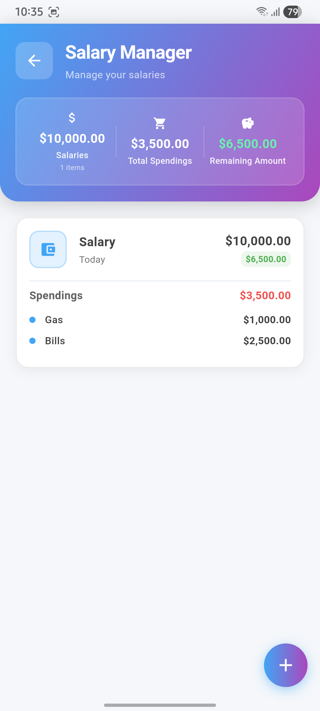 Salary Manager — Light Mode